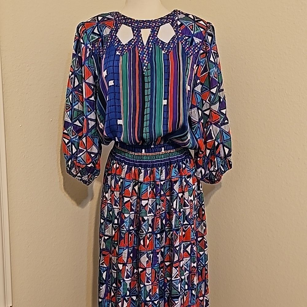  Georgetown pleated vintage dress